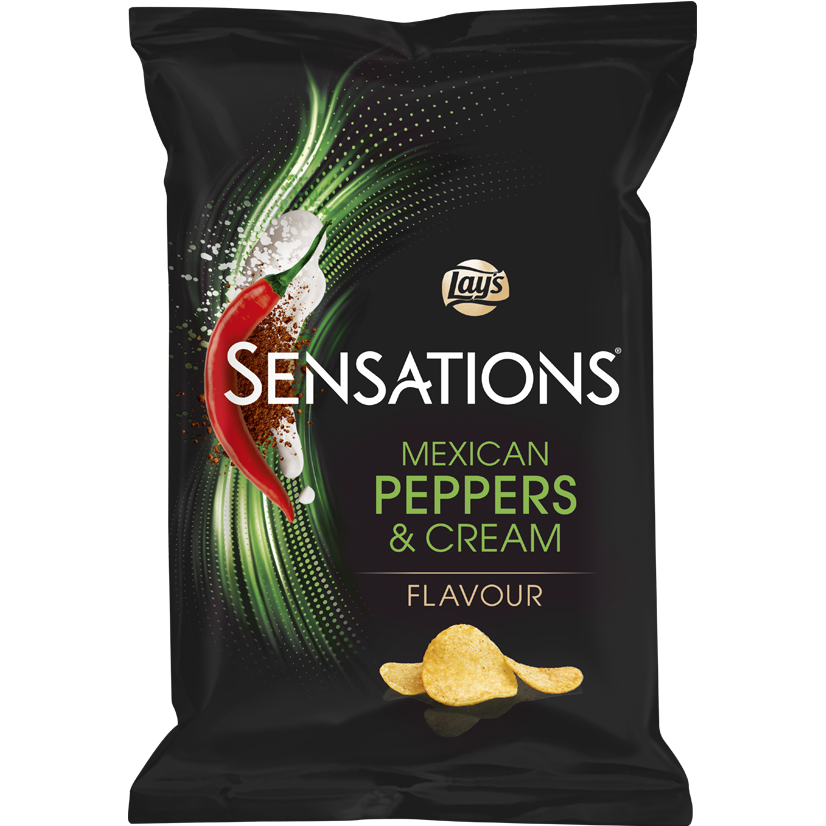 Lay's Sensations Mexican Peppers & Cream